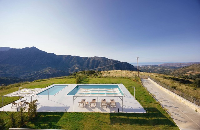 Luxury Villa in Crete with 3 Pools, Stunning Views & Total Privacy
