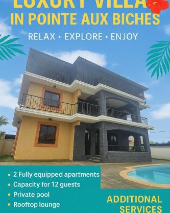 Luxury Villa With Private Pool & 5 Minutes From The Beach