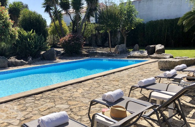 Luxury villa with Private Pool in large gated garden 10 minutes to many beaches.