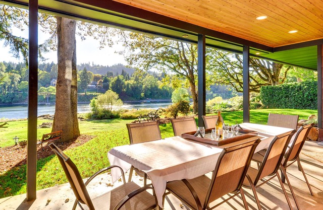 Luxury Waterfront Oregon Home w/ Large Deck!