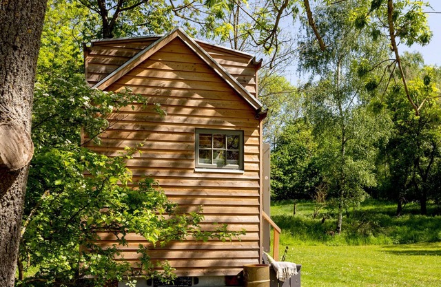 Märchenhaftes Tiny Haus auf dem Historischen Gut Junkernhof in der Grimm Heimat