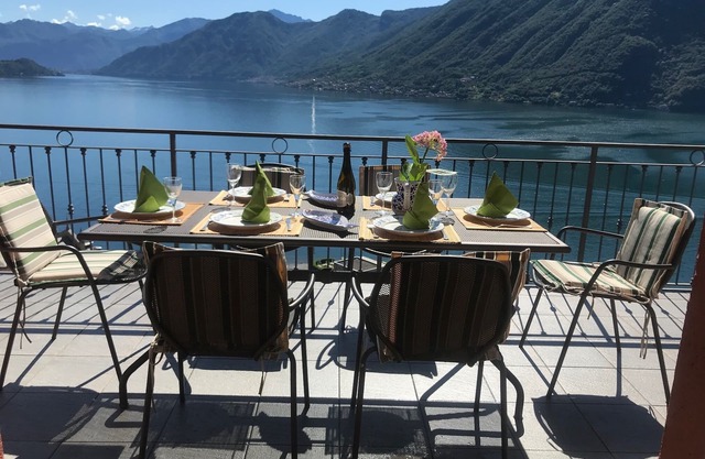 Magnificent 180-Degree Lake Views of Lake Como from the Terrac