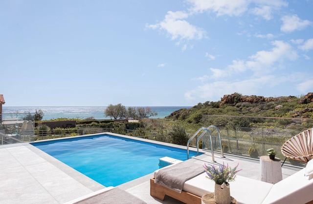 Magnificent Lemnos Villa | Villa Lemnos Nocturne | Private Swimming Pool |.