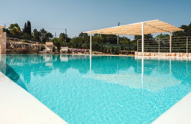 Magnificent trulli with salted swimming pool