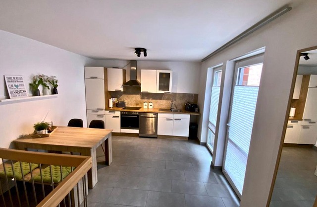 Maisonette-Apartment-mit Glassfaseranschluss