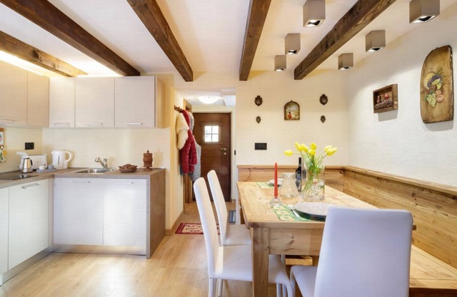 Maisonette Grené is a romantic mountain style apartment outside the Valtournenche village