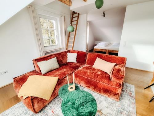 Maisonette-Wohnung mit See-& Bergblick, Sauna