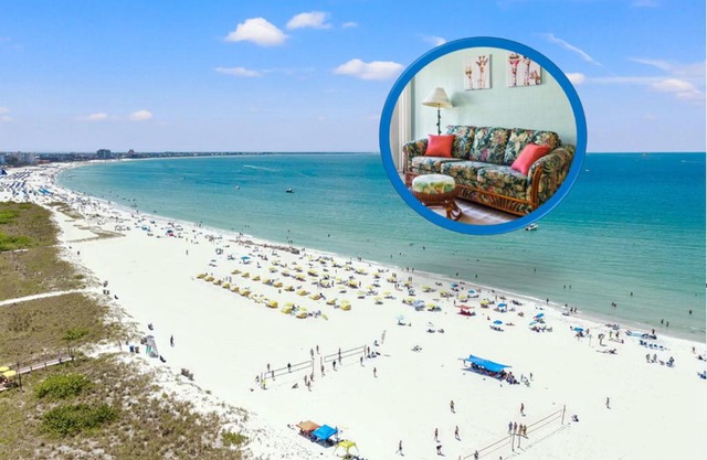 Majestic Beach Condo in Beachfront Resort in St Pete Beach