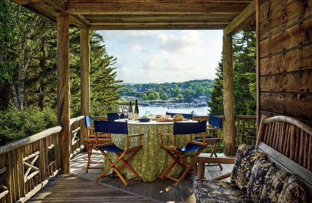 Majestic Summer Home with Ocean Views, serene setting near Acadia NP, sleeps 15
