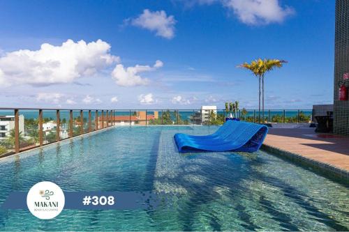 Makani Beach Flat Campas #308 - Frente Mar Alto Padrão