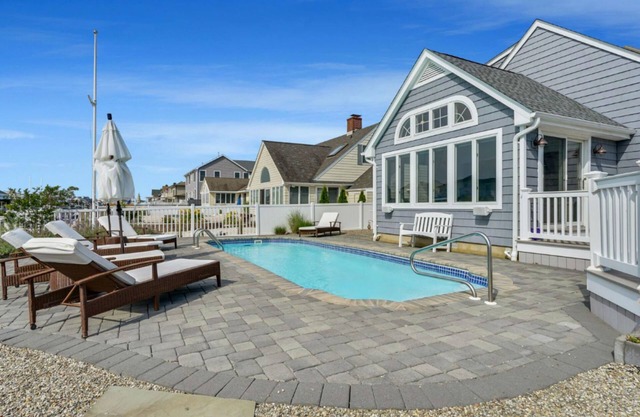Mantoloking Waterfront 4 Bedroom w Private Ocean Access & Heated Pool