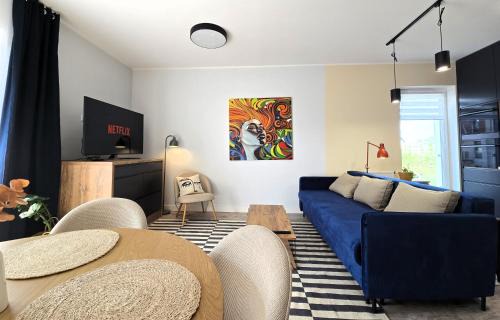 Marina Deluxe II - widok na jezioro z każdego z 3 pokoi, 70 m2, Netflix
