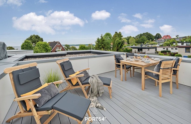 Marsvin - roof terrace, garden furniture, barbecue, shower, washing machine, electric charging station