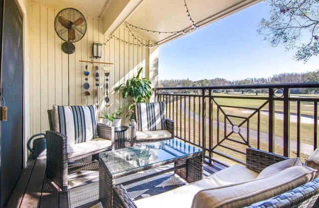 Matchless Luxury – Elegant 2BR Golf View Condo w/Designer Kitchen, Smart TVs & Walk-Out Patio!