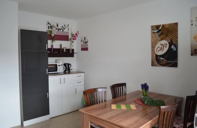 Maximilian vacation apartment with balcony and cozy garden furniture