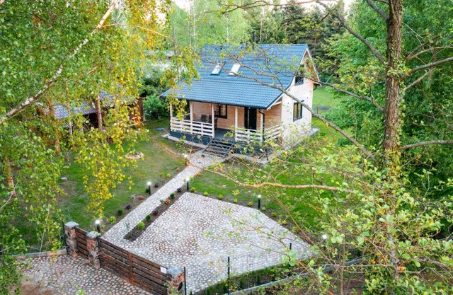 Mazury domek nad jeziorem z jacuzzi