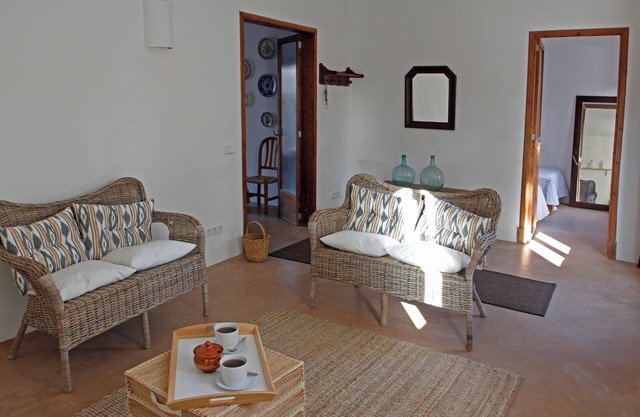 Mediterranean house at fishermans port of Cala Figuera