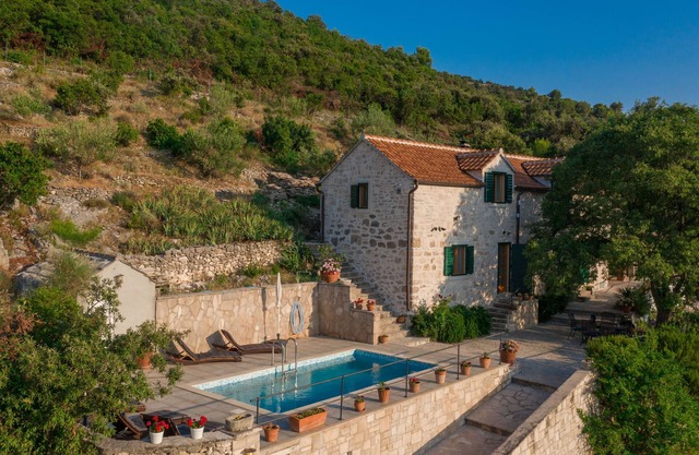 Mediterranean stone house situated in peaceful ethno-eco village Dol