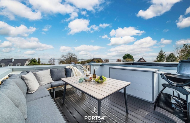 Meerliebe - sea view, roof terrace, infrared sauna, shower, e-charging station