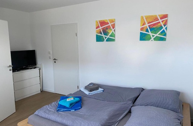 Messezimmer nahe der Düsseldorfer Messe mit eigenem Eingang und gratis Minibar