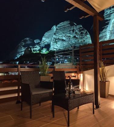 Meteora Gold and Glass Loft