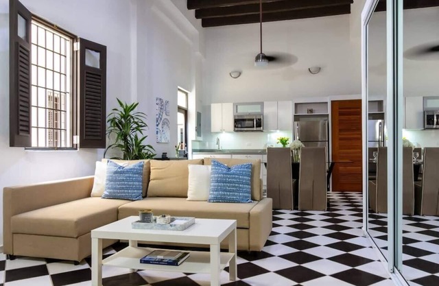 Mezzanine Suite | Loft style 1 Bedroom in best location in Old San Juan with Pla