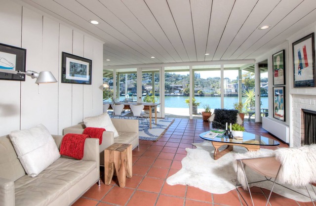 Mid-Century Modern near San Francisco on the Belvedere Lagoon.