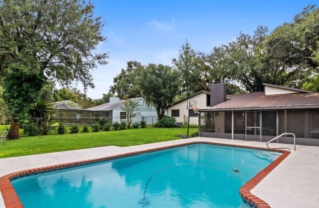 Midcentury Modern Home with Pool, Theater, & Fire Pit