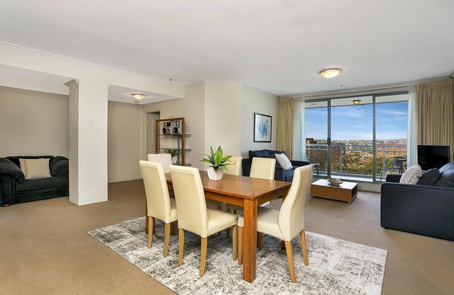 Milsons Point- ALF49 Alfred St (south) - Penthouse-Style 2BR with Harbour Views Parking by Milsons Point Station