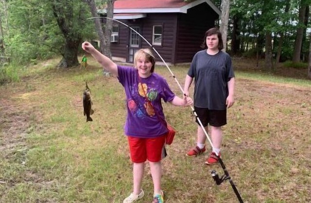 Mini Cabin 3 Near Ocean City & Assateague On catch and release fishing lake