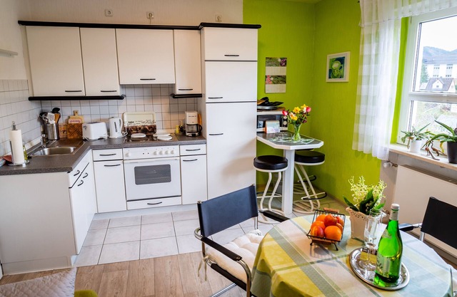 Mitten im Schiefergebirge gelegene Ferienwohnung mit schönen Ausblick
