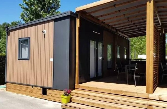 Mobil-Home Tribu 6 Rooms 10 People Air-conditioned + TV 3sdb