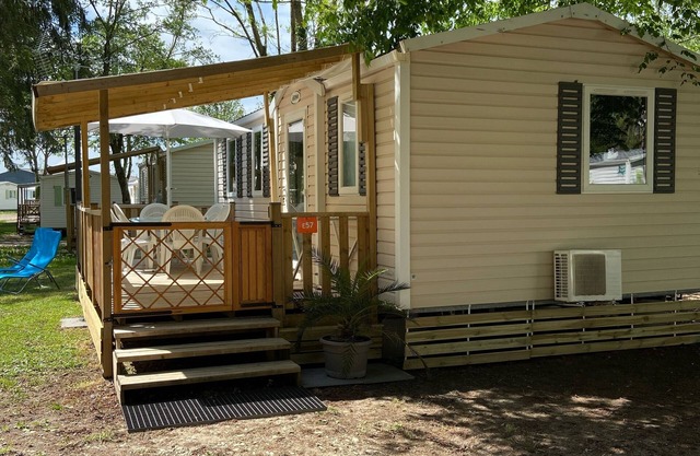 Mobile home 6 persons air-conditioned on Camping 3* Boofzheim 15 min Europa Park
