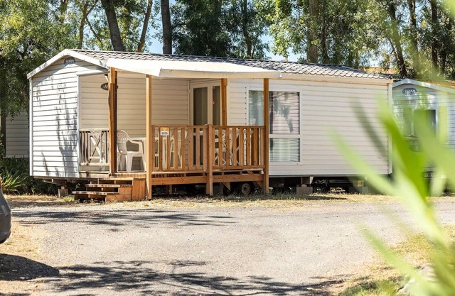 Mobile home Einfache Terrasse