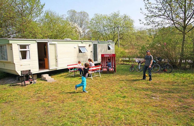 Mobilhome Markgrafenheide für Familie und Monteure