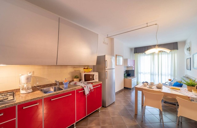 Modern 2 room flat with balcony in Bibione Pineda