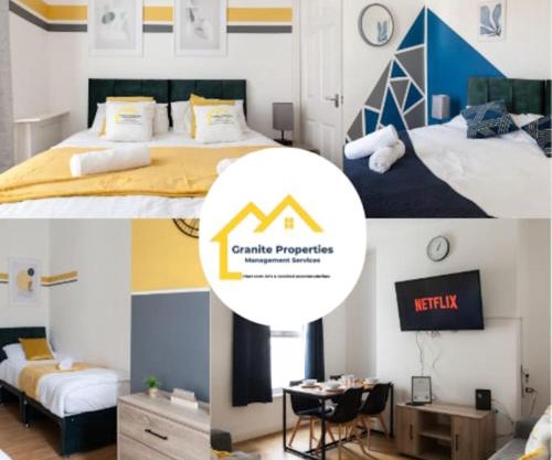 Modern 5-Bedroom House with 8 Beds, Perfect for Contractors, Extended Stay Savings