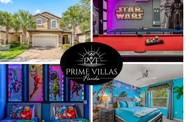 Modern 6 Bed Villa - Near Disney