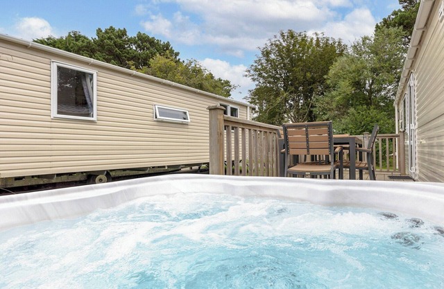 Modern and contemporary caravan.