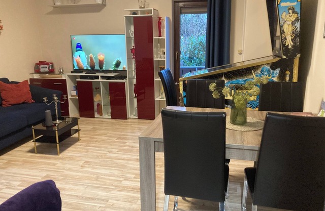 Modern apartment in Haundorf with terrace and balcony at ground level. Dogs welcome