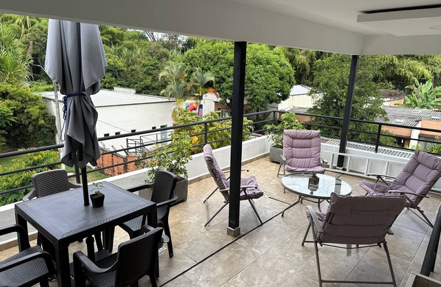 Modern apartment with large terrace