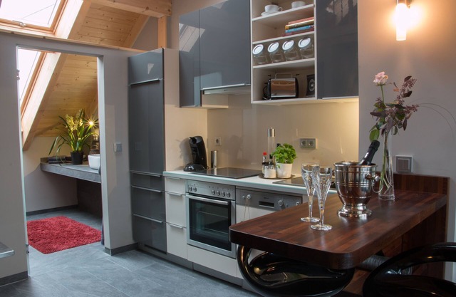 Modern apartment with loggia