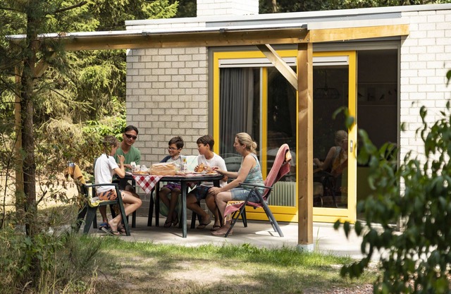 Modern bungalow with covered terrace, in Appelscha