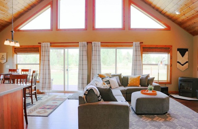 Modern Cabin w/Open Views & Fenced Yard