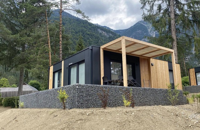 Modern chalet in Presseggen with terrace