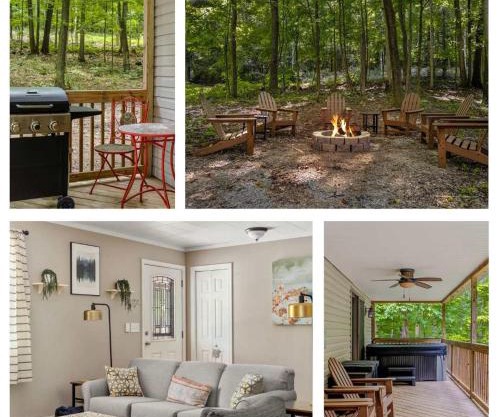 Modern decor, Hot Tub, Fire Pit, Grill, & Games