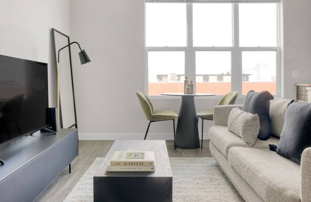 Modern Dorchester Studio w/ W/D, Gym & Pool, by Blueground