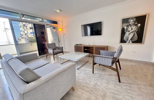 Modern duplex apartment with balcony