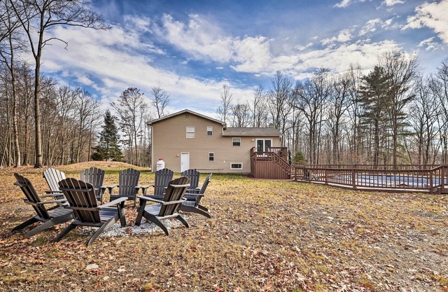 Modern East Stroudsburg Home w/Pool + Fire Pit