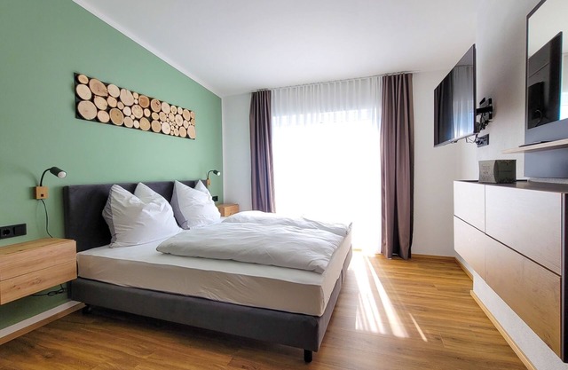 Modern furnished apartment 2 (23 sqm) directly on the Danube cycle path